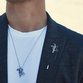 Silver Capricorn Necklace